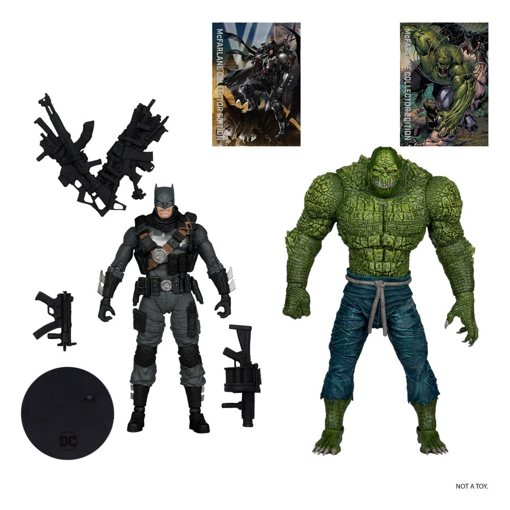 McFarlane Toys DC Multiverse Batman vs Killer Croc 03 McFarlane Collector Edition Actionfiguren 2er-Pack