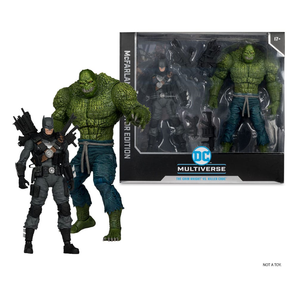 McFarlane Toys DC Multiverse Batman vs Killer Croc 03 McFarlane Collector Edition Actionfiguren 2er-Pack