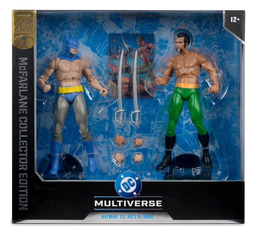 McFarlane Toys DC Multiverse Batman vs Ra's al Ghul (Batman #244) (Gold Label) McFarlane Elite Edition 2er-Pack