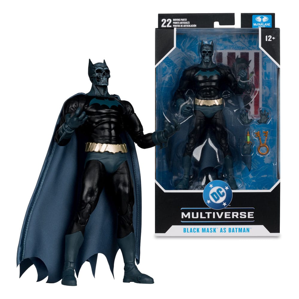 McFarlane Toys DC Multiverse Black Mask As Batman Beneath The Mask Actionfigur
