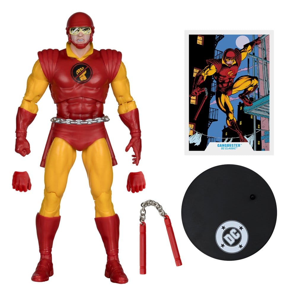 McFarlane Toys DC Multiverse Gangbuster DC Classic Red Platinum Edition Actionfigur