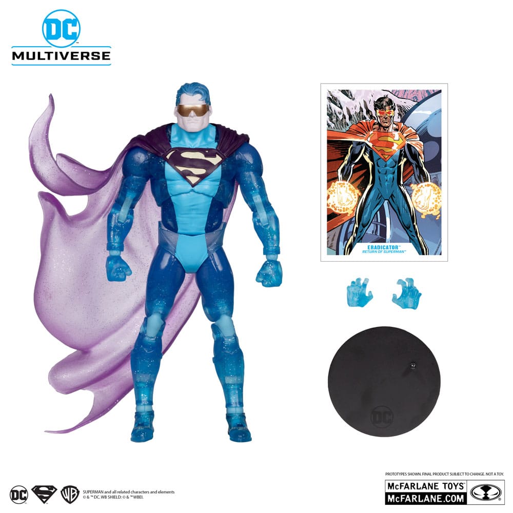 McFarlane Toys DC Multiverse Return Of Superman Eradicator Platinum Edition Actionfigur