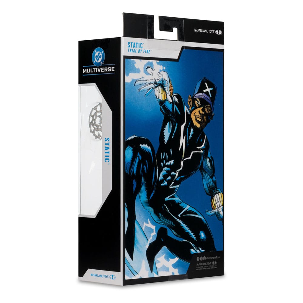 McFarlane Toys DC Multiverse Static Shock Trial By Fire Gold Label Actionfigur