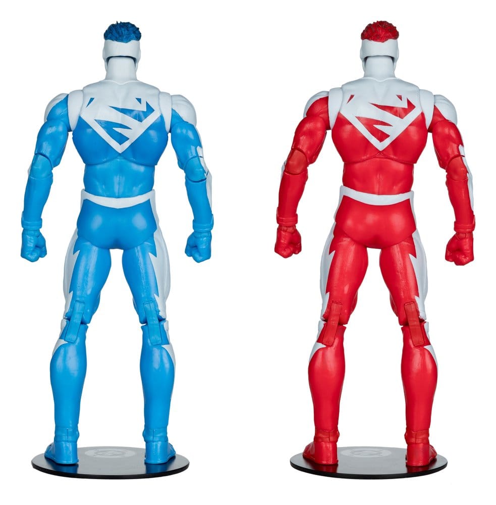 McFarlane Toys DC Multiverse Superman Blue vs. Superman Red (Gold Label) 2er-Pack Actionfiguren