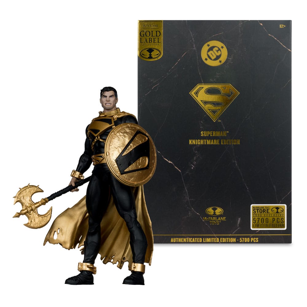 McFarlane Toys DC Multiverse Superman (Future State) (Knightmare) (Gold Label) Actionfigur
