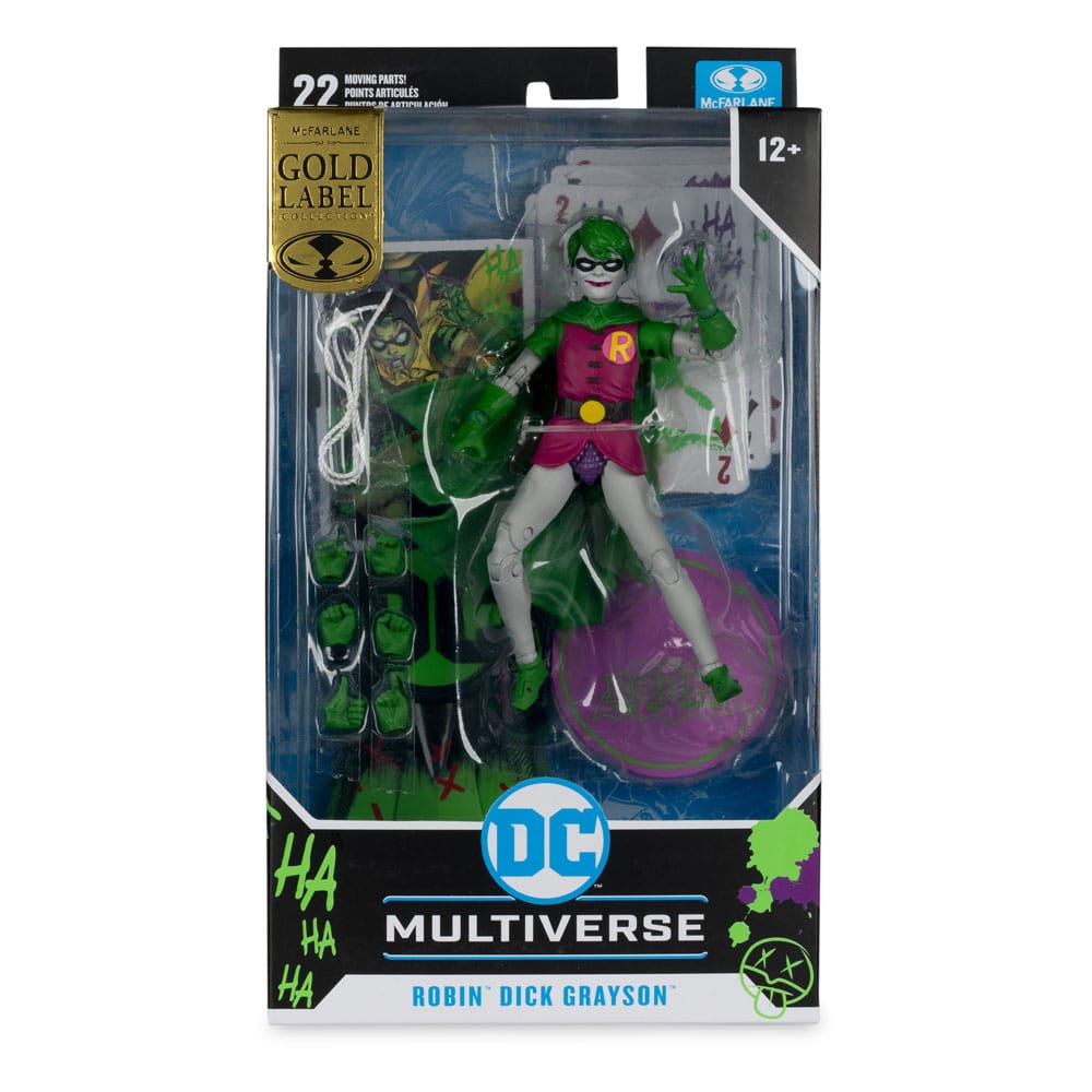 McFarlane Toys DC Rebirth DC Multiverse Robin Dick Grayson Jokerized Gold Label Actionfigur