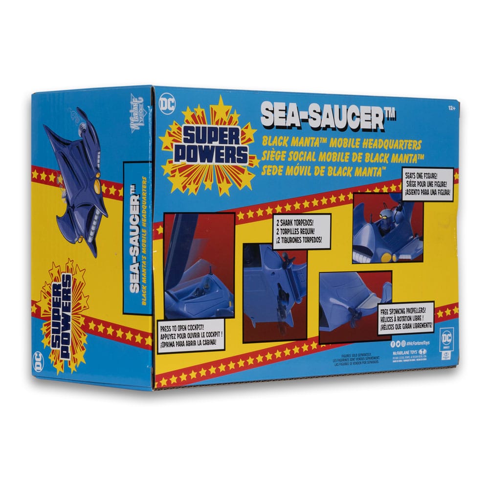 McFarlane Toys DC Super Powers Black Manta Sea Saucer Fahrzeug