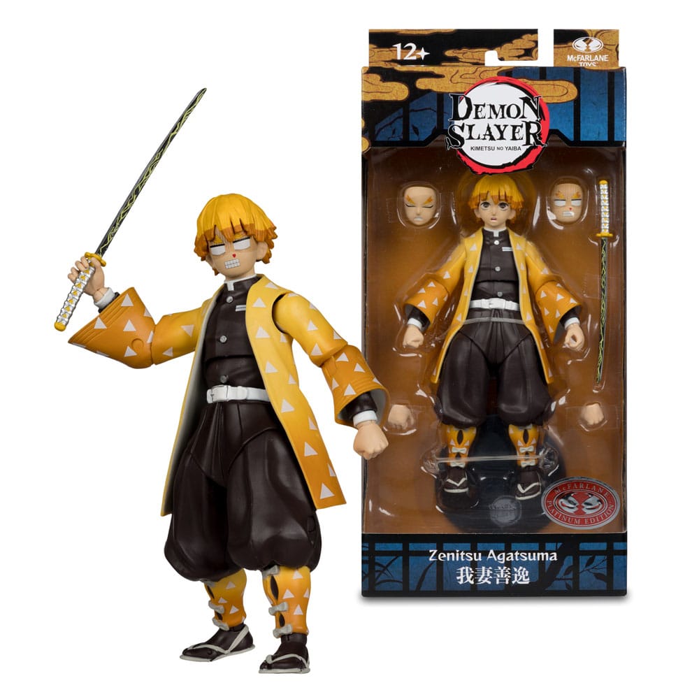 McFarlane Toys Demon Slayer Zenitsu Agatsuma Platinum Edition Actionfigur