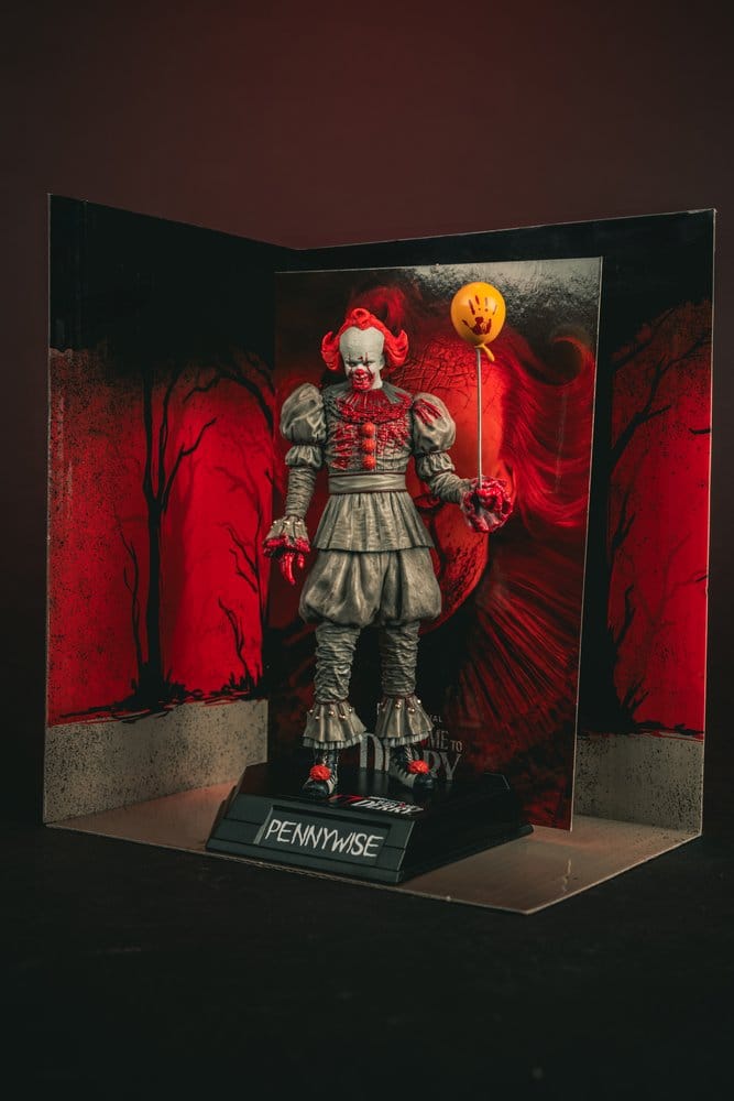 McFarlane Toys Es Welcome To Derry Pennywise Movie Maniacs (Bloody) Figur
