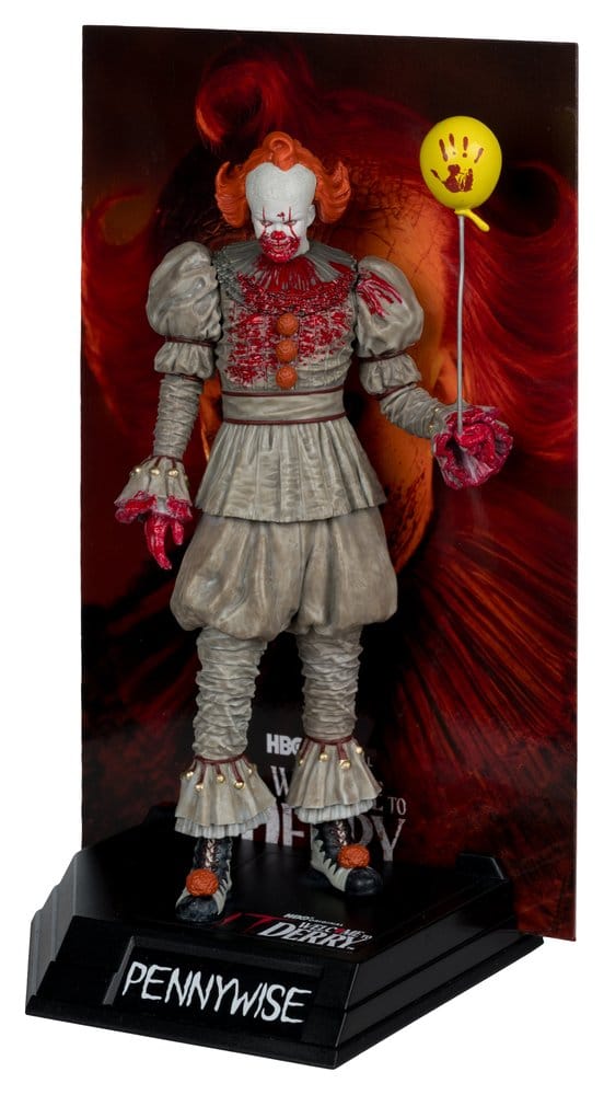 McFarlane Toys Es Welcome To Derry Pennywise Movie Maniacs (Bloody) Figur