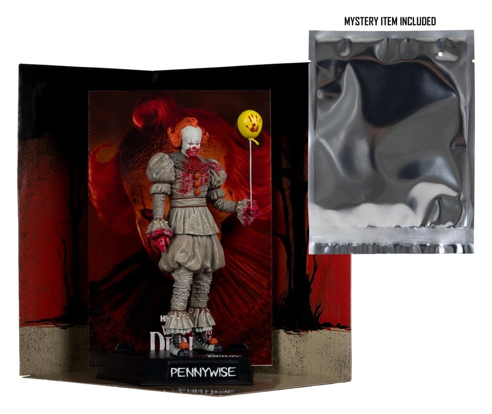 McFarlane Toys Es Welcome To Derry Pennywise Movie Maniacs (Bloody) Figur