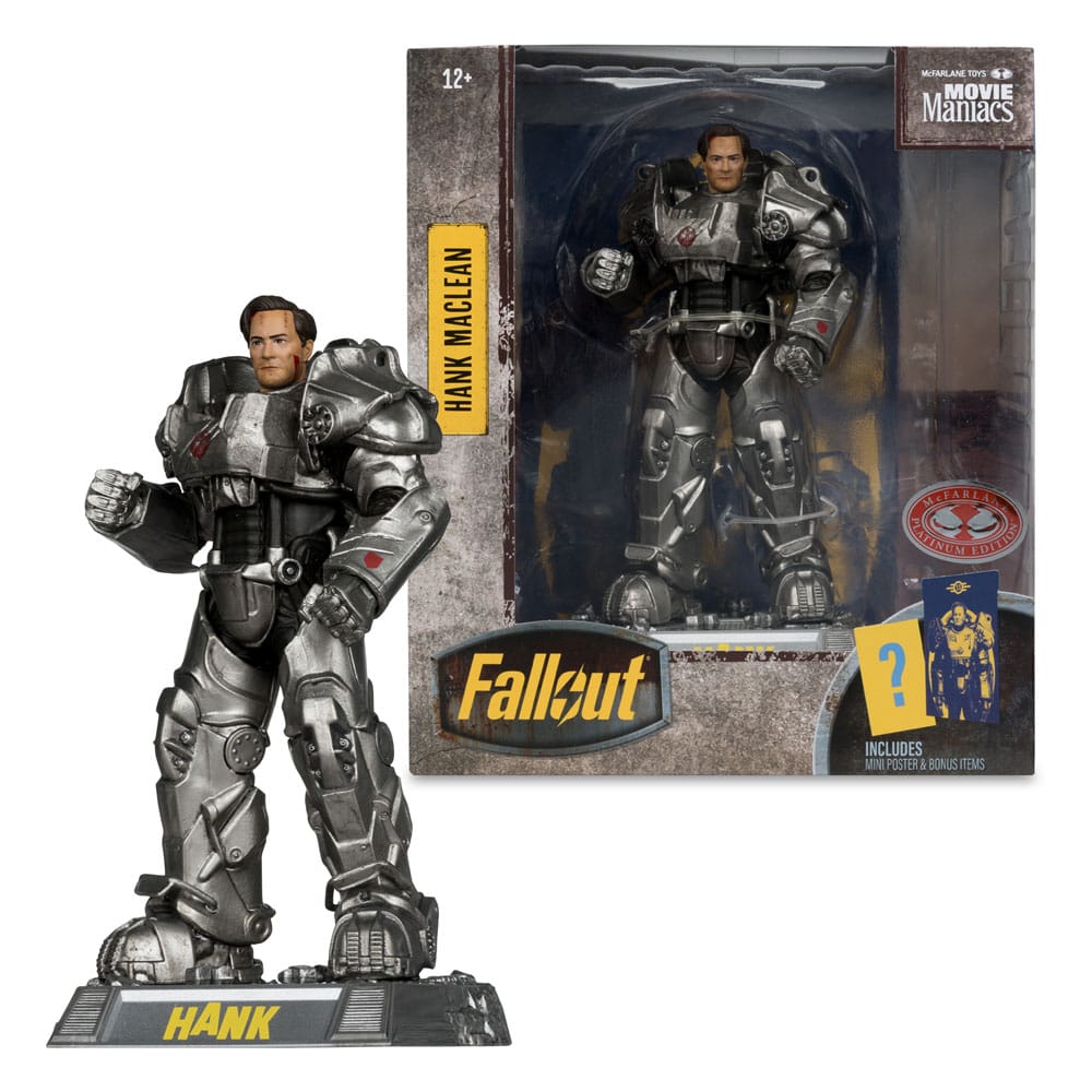 McFarlane Toys Fallout Hank Maclean Season 2 Red Platinum Edition Actionfigur