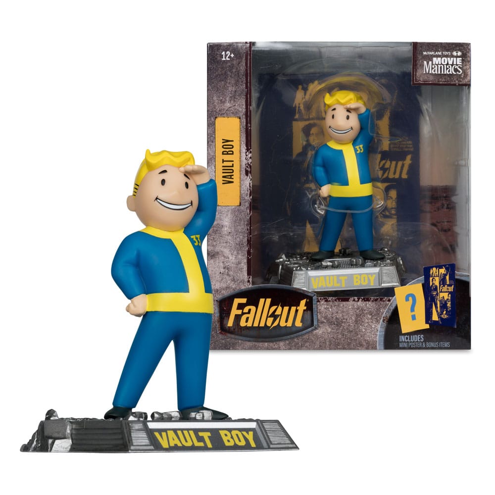 McFarlane Toys Fallout Vault Boy Version 3 Movie Maniacs Statue