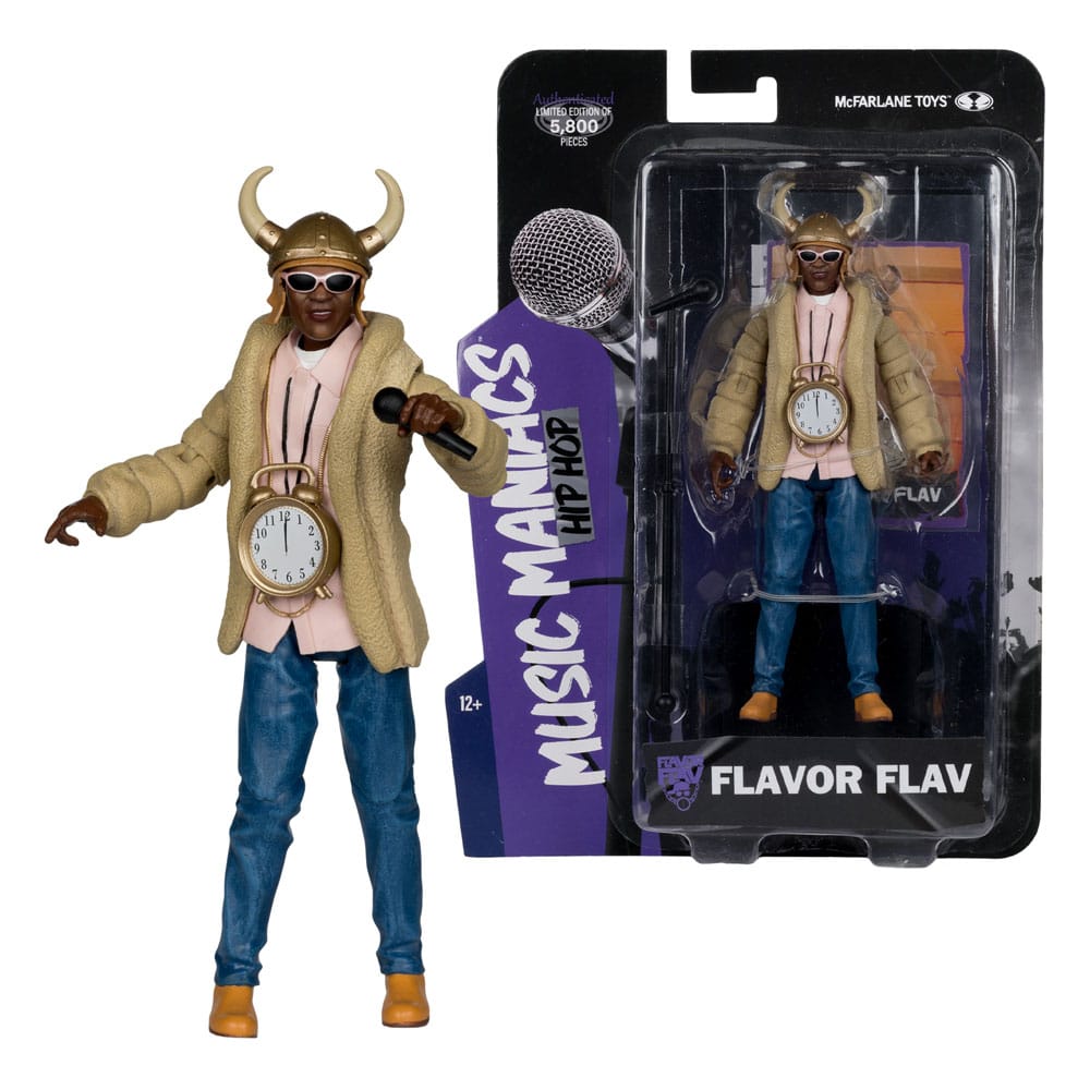 McFarlane Toys Flavor Flav Hip Hop Music Maniacs Actionfigur 16 cm