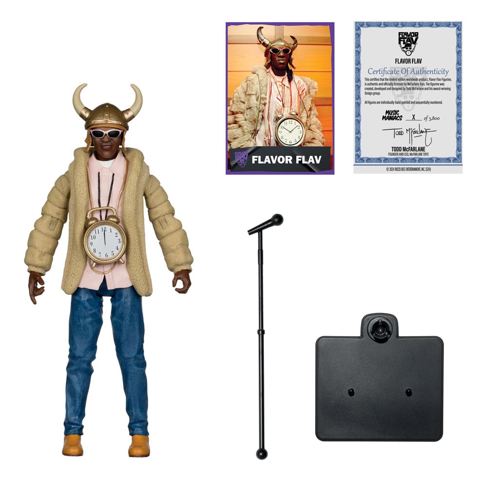 McFarlane Toys Flavor Flav Music Maniacs Hip Hop Actionfigur 16 cm