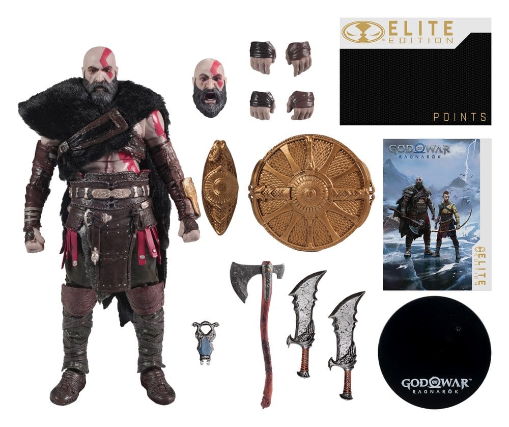 McFarlane Toys God of War Ragnarok Kratos #18 McFarlane Elite Edition Deluxe