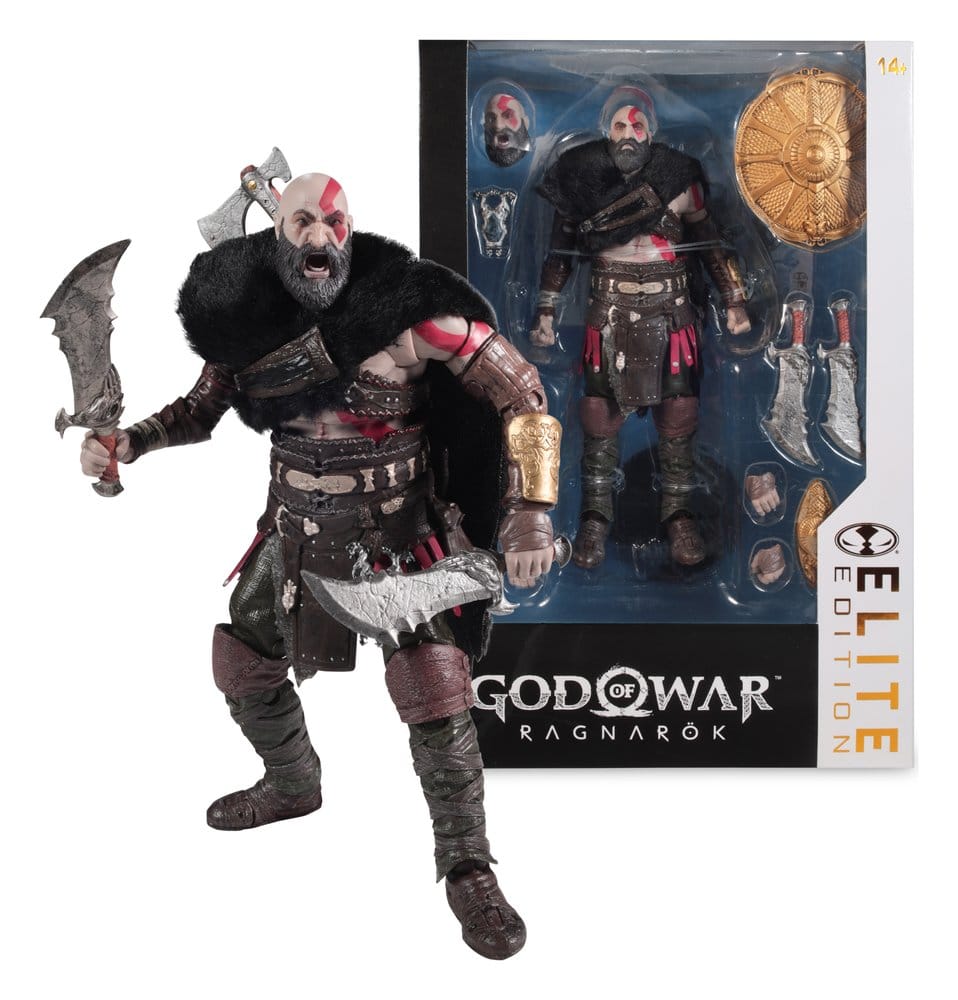 McFarlane Toys God of War Ragnarok Kratos #18 McFarlane Elite Edition Deluxe