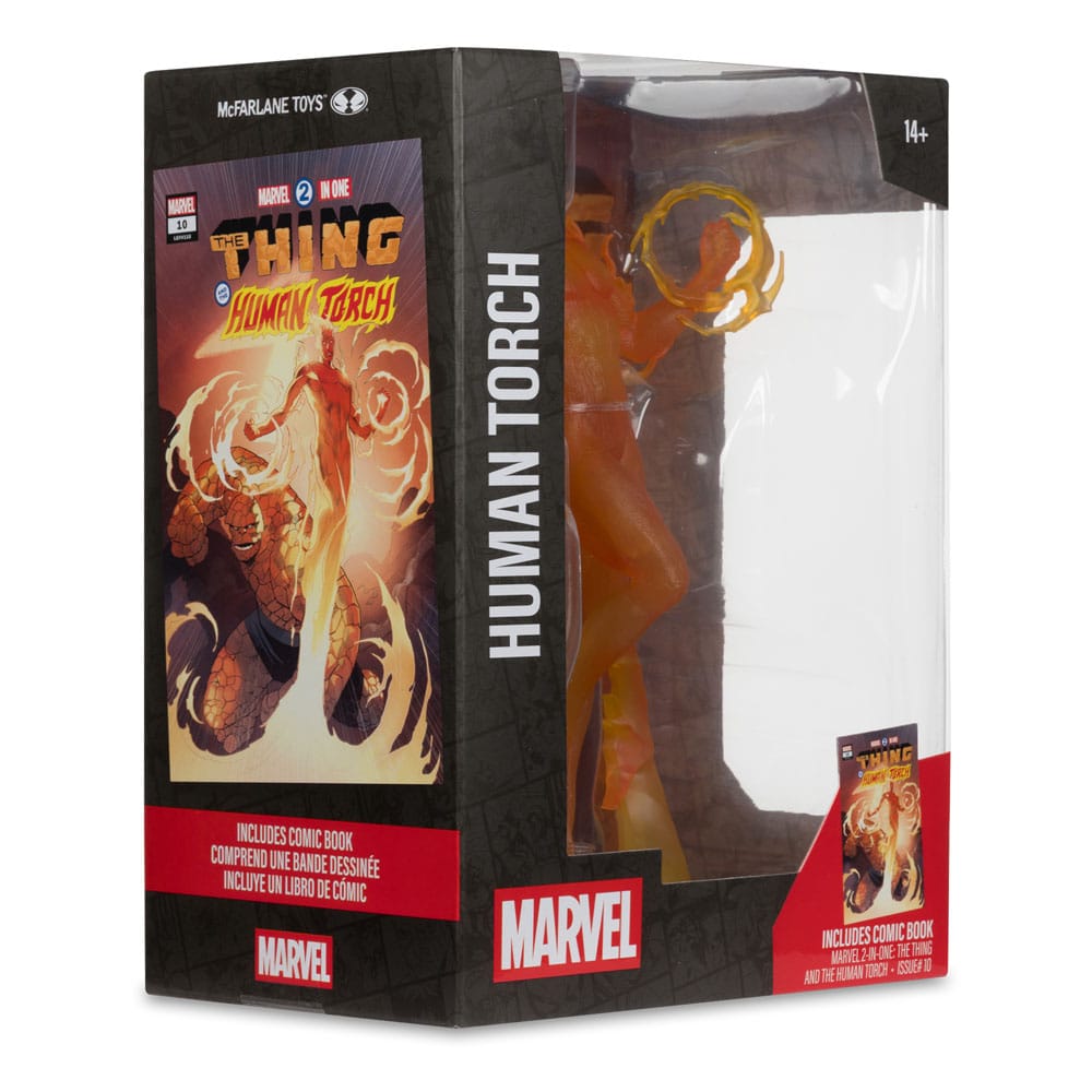 McFarlane Toys Marvel 2 in 1 Human Torch Collectible 1/6 Statue