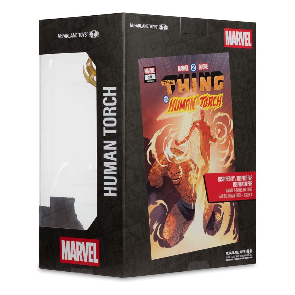McFarlane Toys Marvel 2 in 1 Human Torch Collectible 1/6 Statue