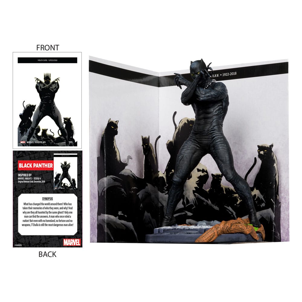 McFarlane Toys Marvel Black Panther Collection Marvel Knights 4 1/10 Statue