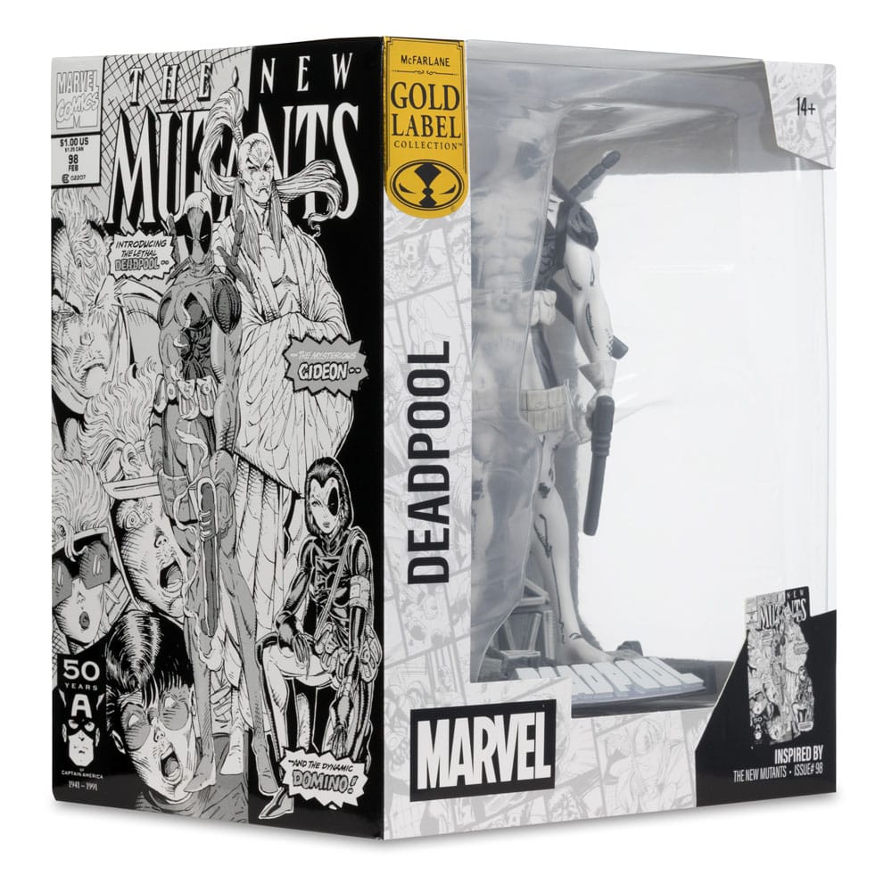 McFarlane Toys Marvel Collection Deadpool The New Mutants Gold Label 1/10 Statue