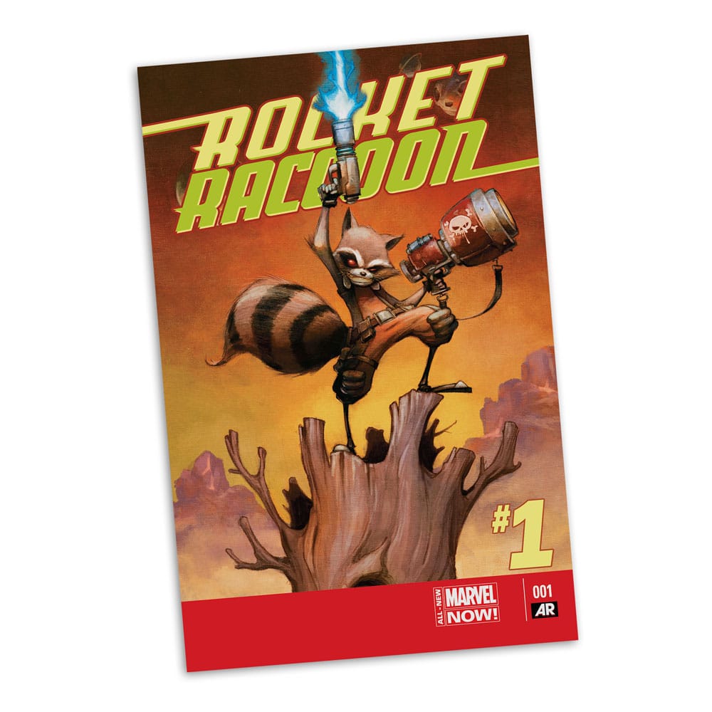 McFarlane Toys Marvel Collection Rocket Raccoon A Chasing Tale 1 1/6 Statue