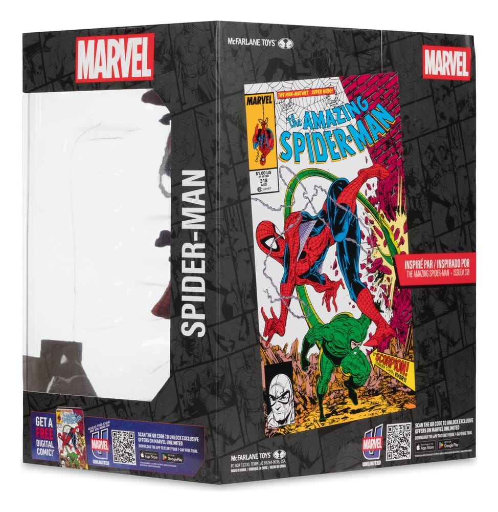 McFarlane Toys Marvel Collection Spider-Man (The Amazing Spider-Man #318) 1/10 Figur
