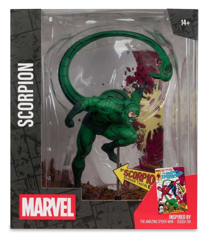 McFarlane Toys Marvel Collection The Amazing Spider-Man #318 Scorpion 1/10 Figur