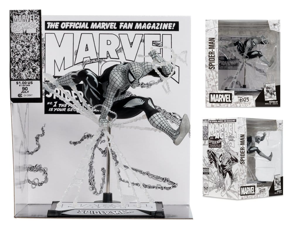 McFarlane Toys Marvel Spider-Man Marvel Age Line Art 1/10 Statue