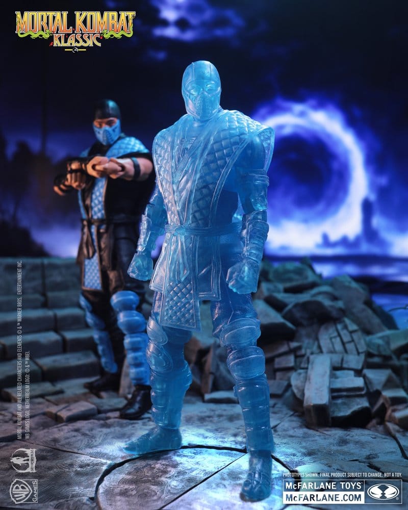 McFarlane Toys Mortal Kombat Klassic Sub-Zero Ice Clone Actionfigur