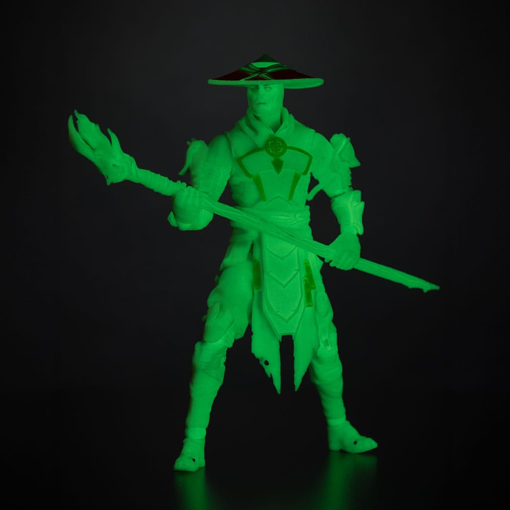 McFarlane Toys Mortal Kombat Raiden Glow in the Dark Edition Gold Label Actionfigur