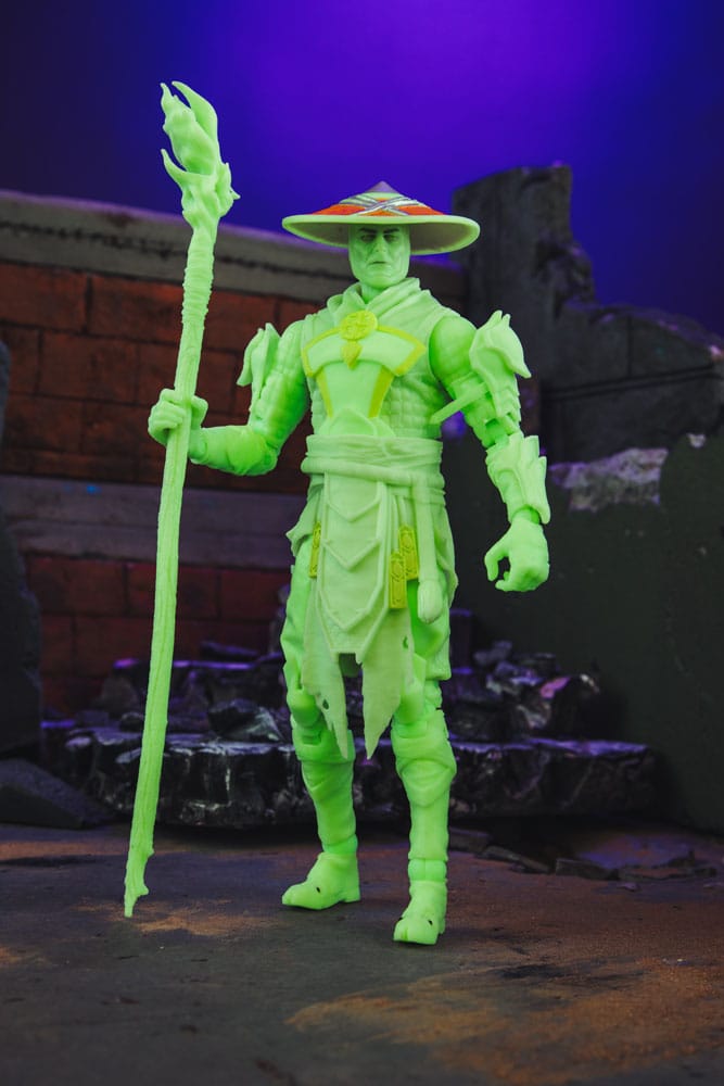McFarlane Toys Mortal Kombat Raiden Glow in the Dark Edition Gold Label Actionfigur