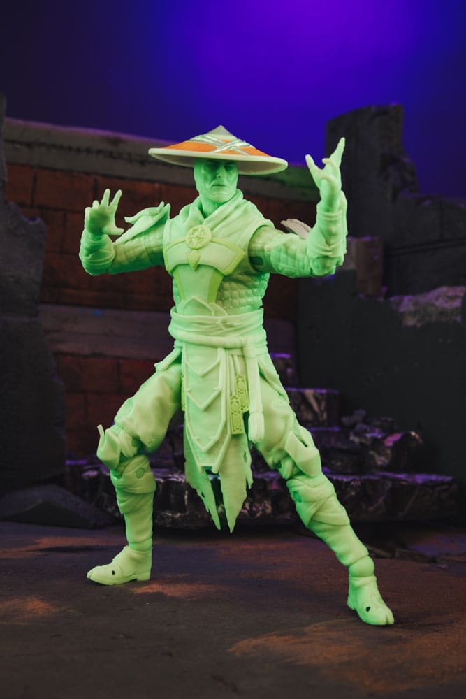 McFarlane Toys Mortal Kombat Raiden Glow in the Dark Edition Gold Label Actionfigur
