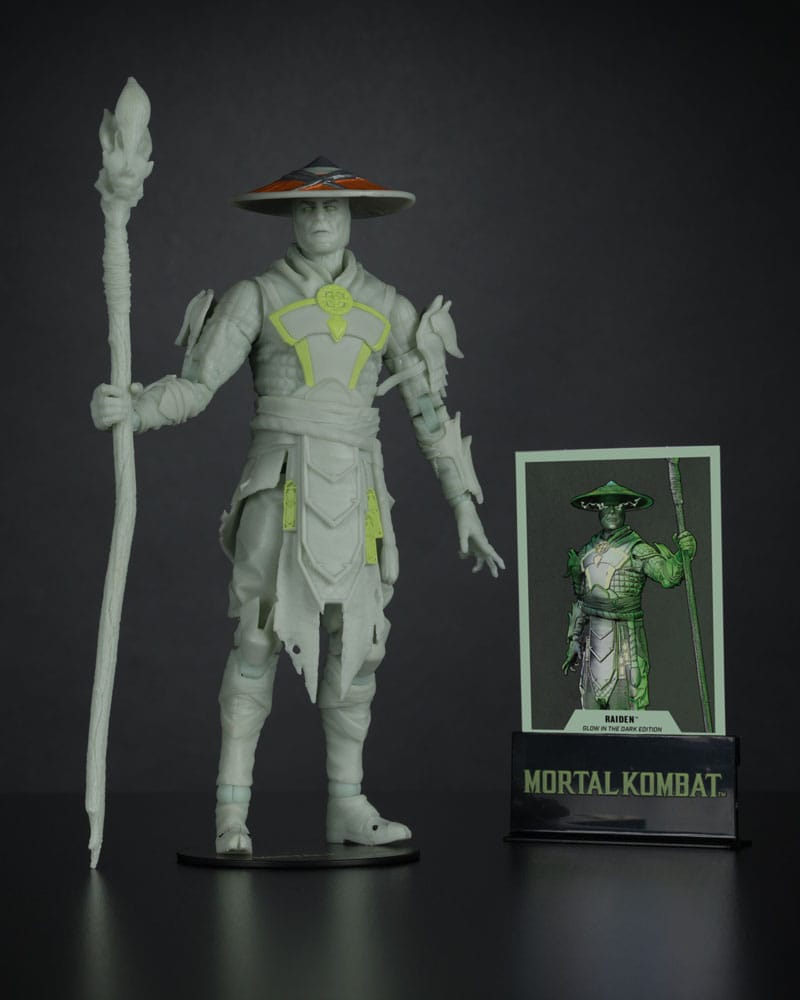 McFarlane Toys Mortal Kombat Raiden Glow in the Dark Edition Gold Label Actionfigur