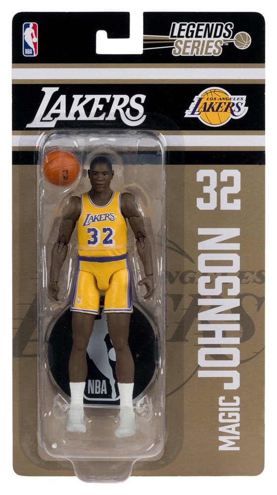 McFarlane Toys NBA Legends Series Earvin Magic Johnson Los Angeles Lakers Actionfigur