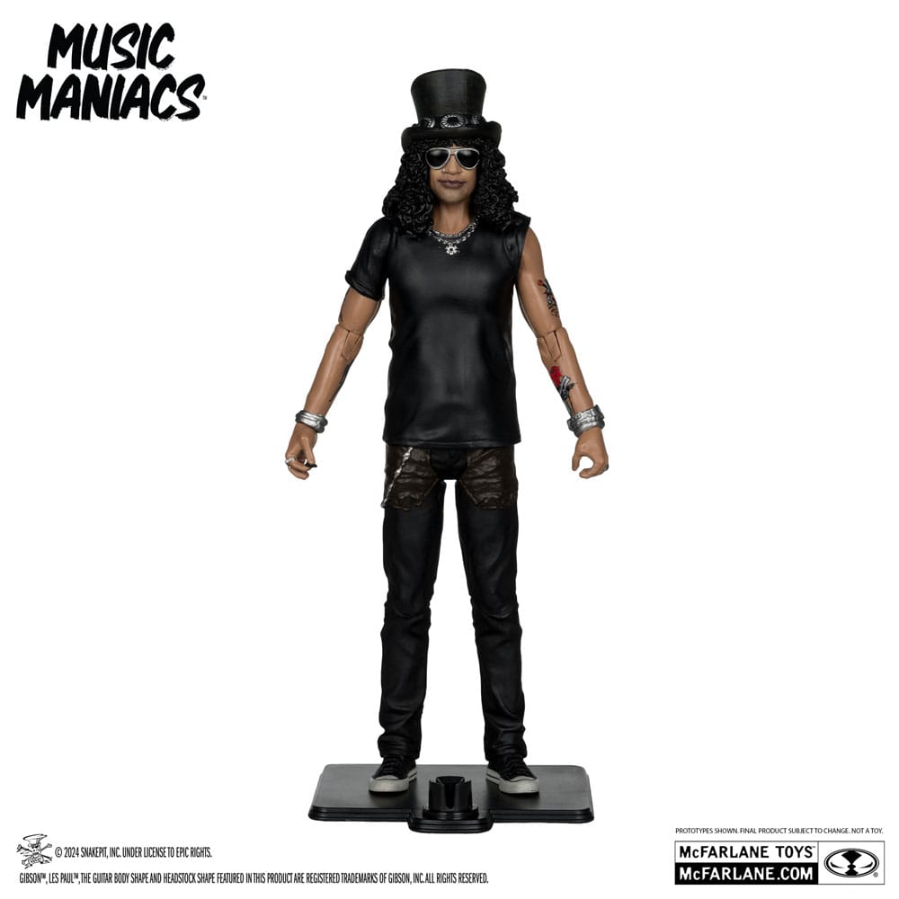 McFarlane Toys Slash Guns N´Roses Rock Music Maniacs Actionfigur 15 cm