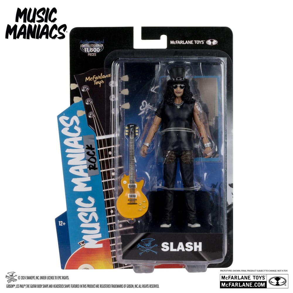 McFarlane Toys Slash Rock Music Maniacs Actionfigur 15 cm