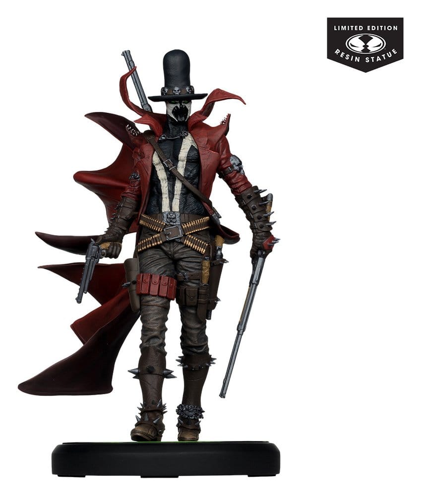 McFarlane Toys Spawn Black White And Red All Over Gunslinger Spawn 1/10 Statue
