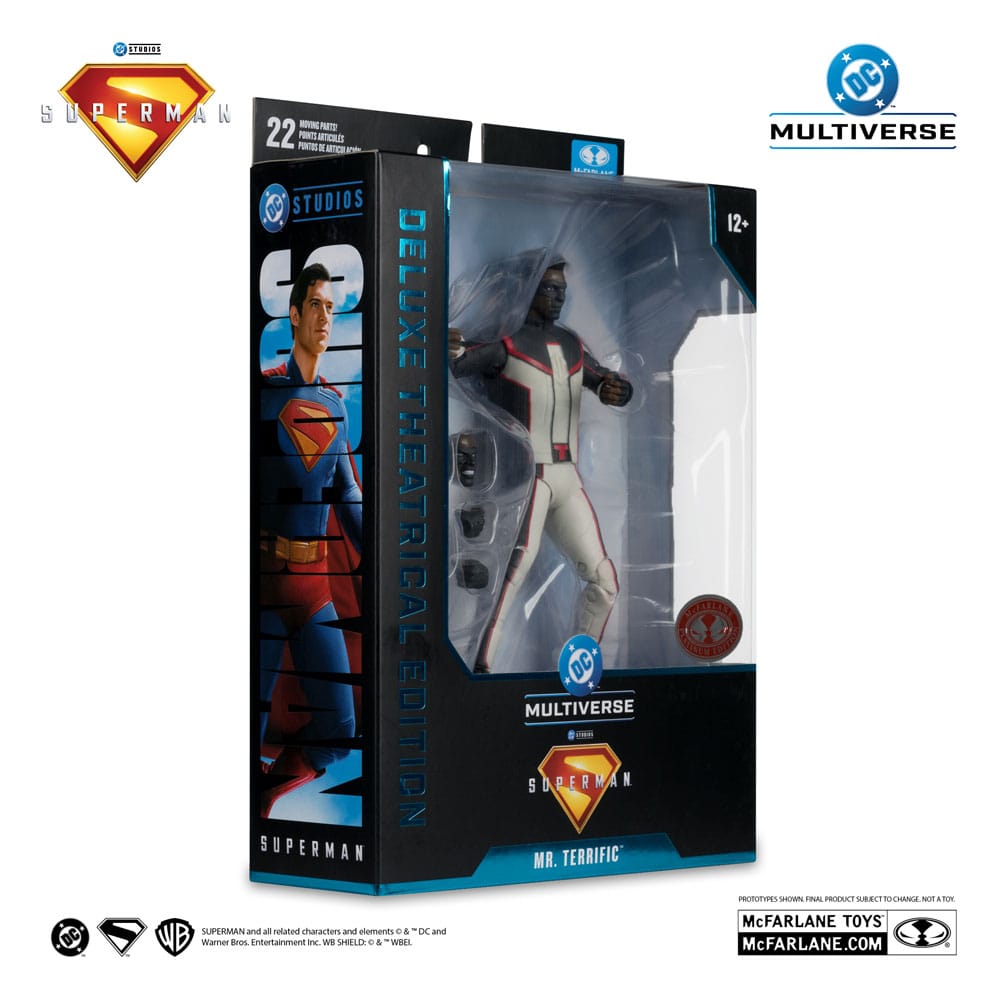 McFarlane Toys Superman (2025) DC Multiverse Mr. Terrific (Red Platinum) Deluxe Actionfigur
