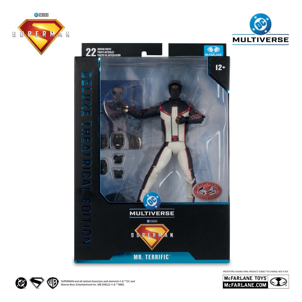 McFarlane Toys Superman (2025) DC Multiverse Mr. Terrific (Red Platinum) Deluxe Actionfigur