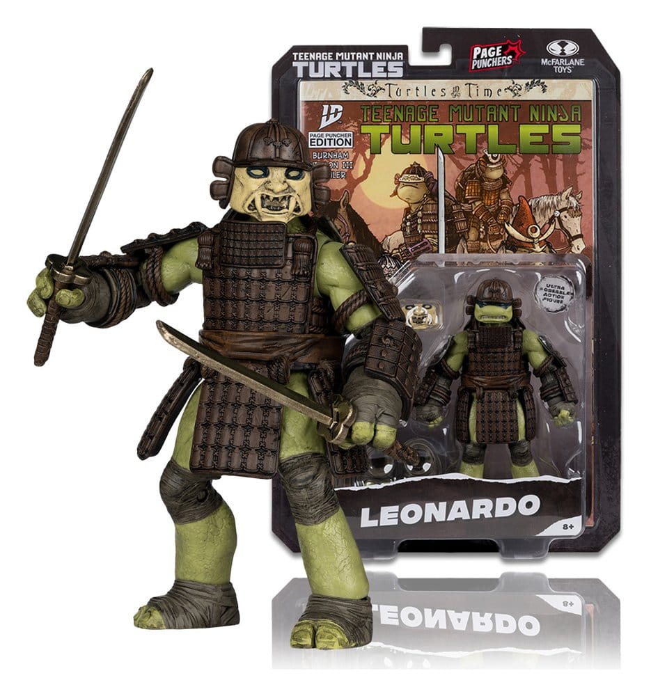 McFarlane Toys Teenage Mutant Ninja Turtles Turtles In Time Leonardo Page Punchers Actionfigur
