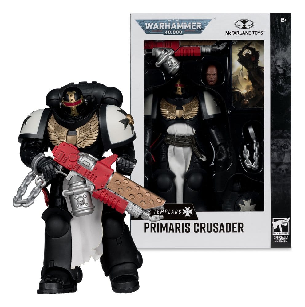 McFarlane Toys Warhammer 40,000 Primaris Crusader (Black Templars) Actionfigur