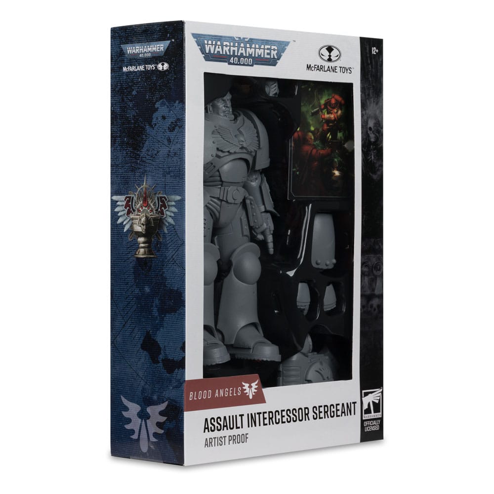 McFarlane Toys Warhammer 40000 Assault Intercessor Sergeant Blood Angel Artist Proof Actionfigur
