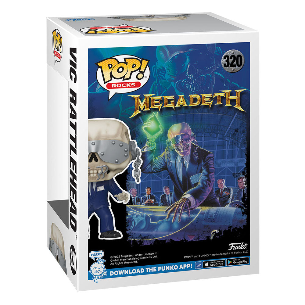 Megadeth POP! Rocks Vinyl Figur Vic Rattlehead 9 cm