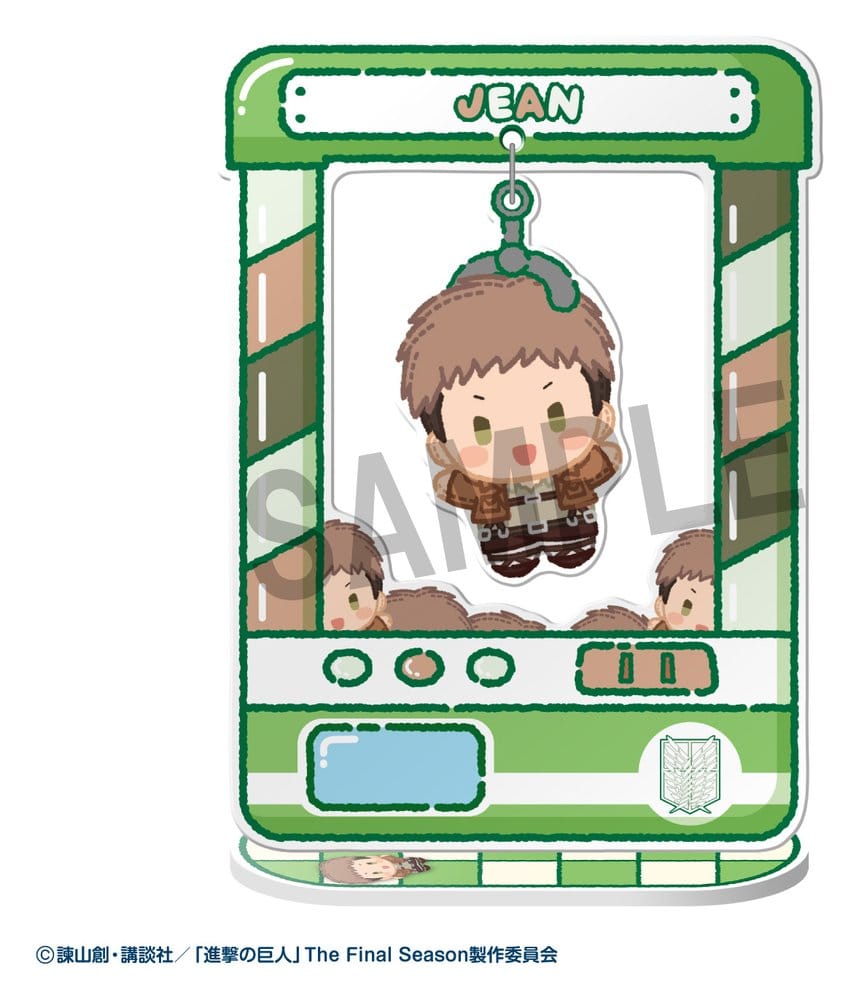 Megahouse Attack On Titan Chara Catcher Acryl Figuren Blind Box Display 9 cm Figur