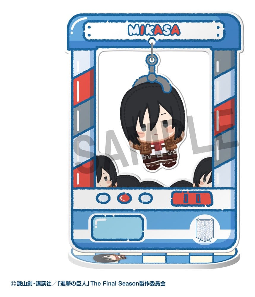Megahouse Attack On Titan Chara Catcher Acryl Figuren Blind Box Display 9 cm Figur