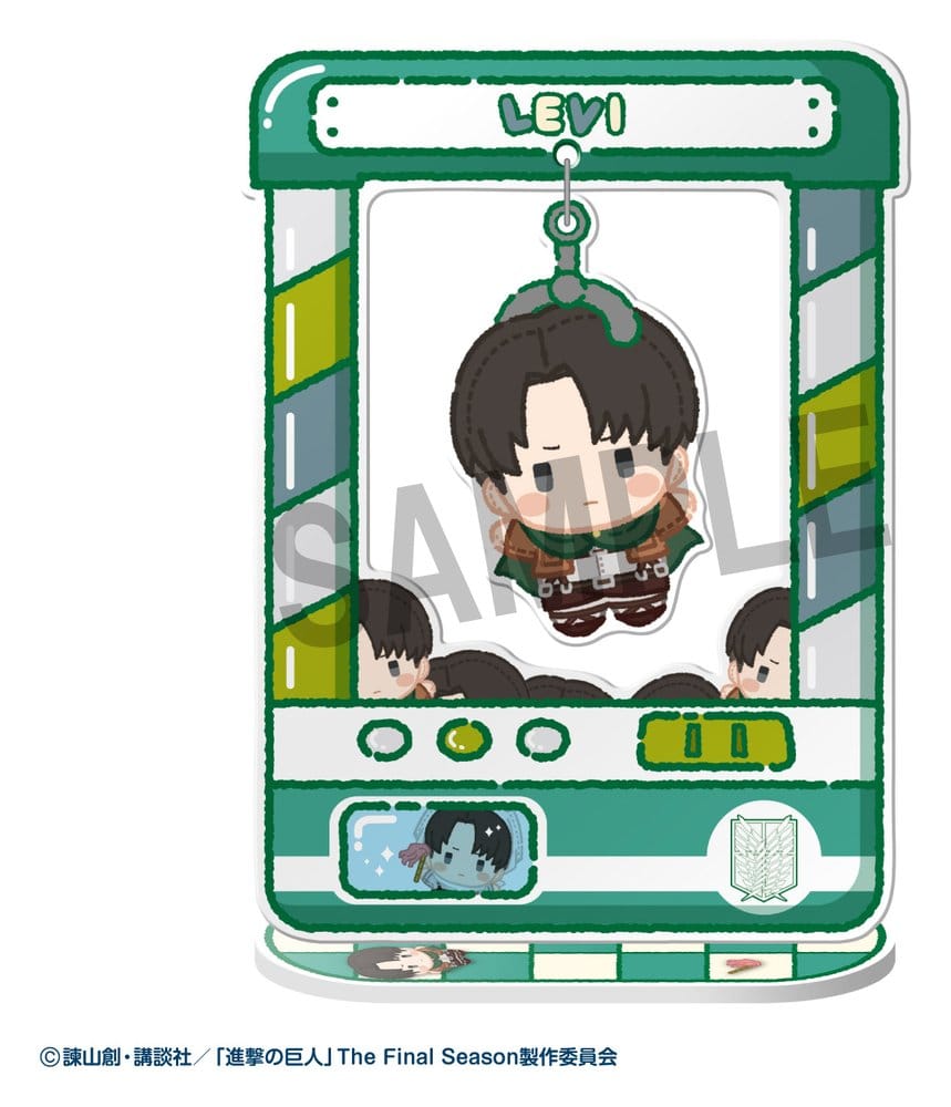 Megahouse Attack On Titan Chara Catcher Acryl Figuren Blind Box Display 9 cm Figur