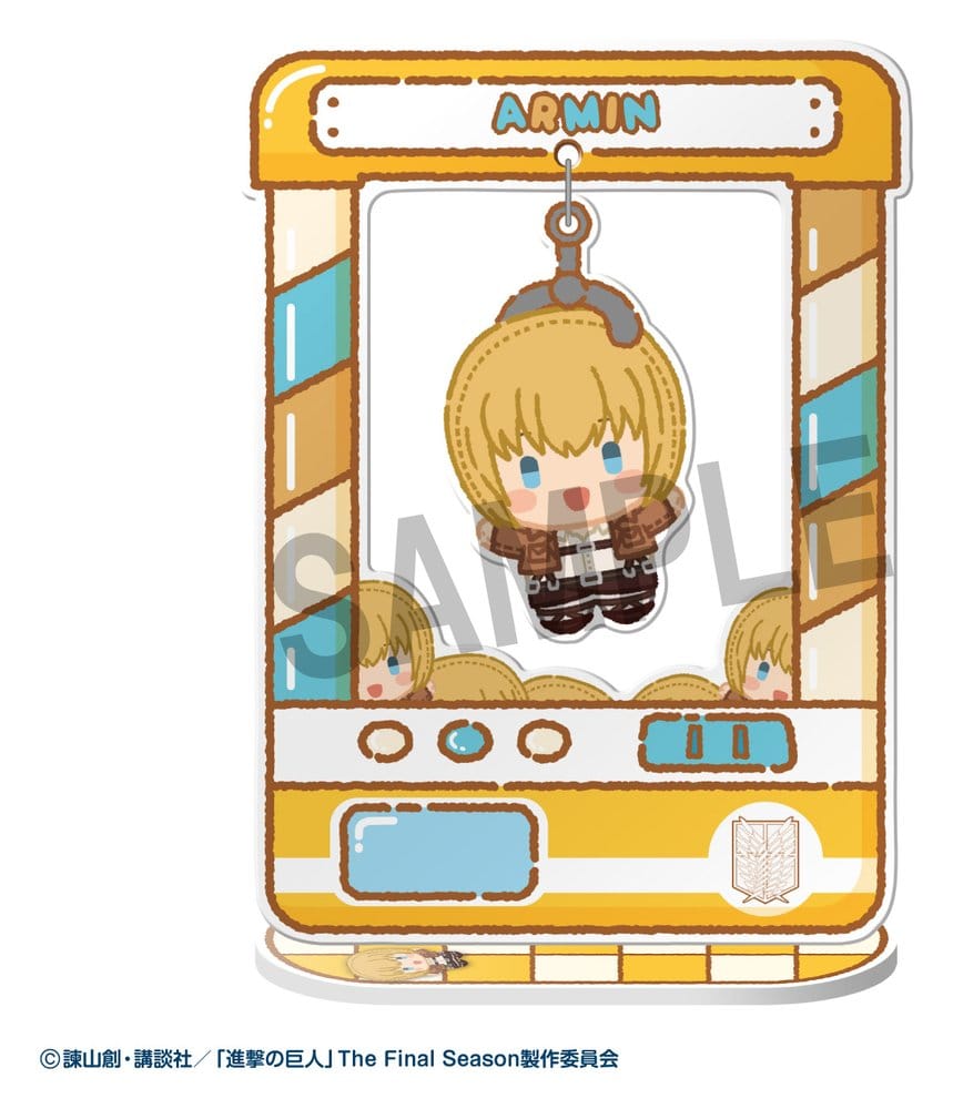 Megahouse Attack On Titan Chara Catcher Acryl Figuren Blind Box Display 9 cm Figur
