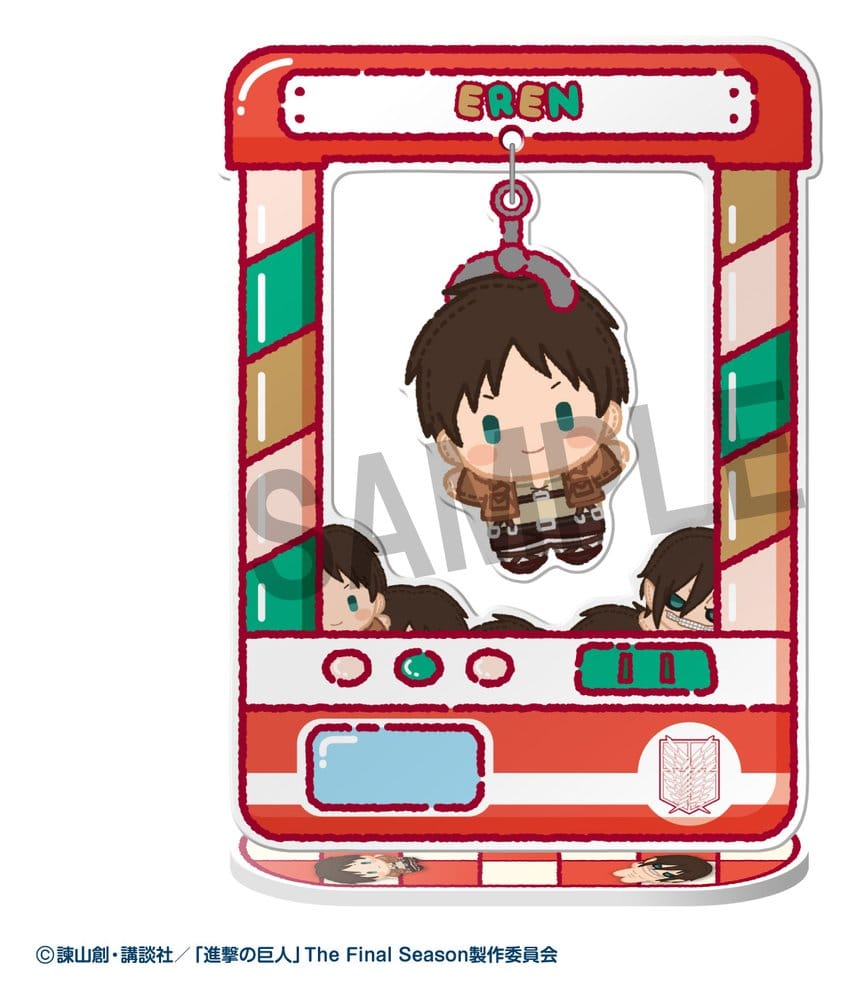 Megahouse Attack On Titan Chara Catcher Acryl Figuren Blind Box Display 9 cm Figur