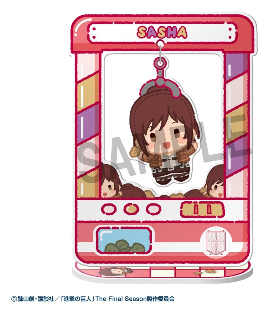 Megahouse Attack On Titan Chara Catcher Acryl Figuren Blind Box Display 9 cm Figur